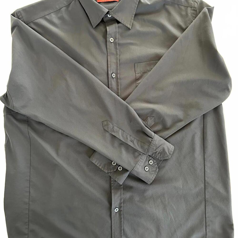 COAL HARBOUR Men's Grey Long Sleeve Under Arm Vented - XL/TG